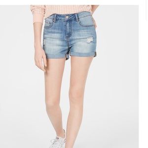Indigo Rein light blue Hugh waisted shorts